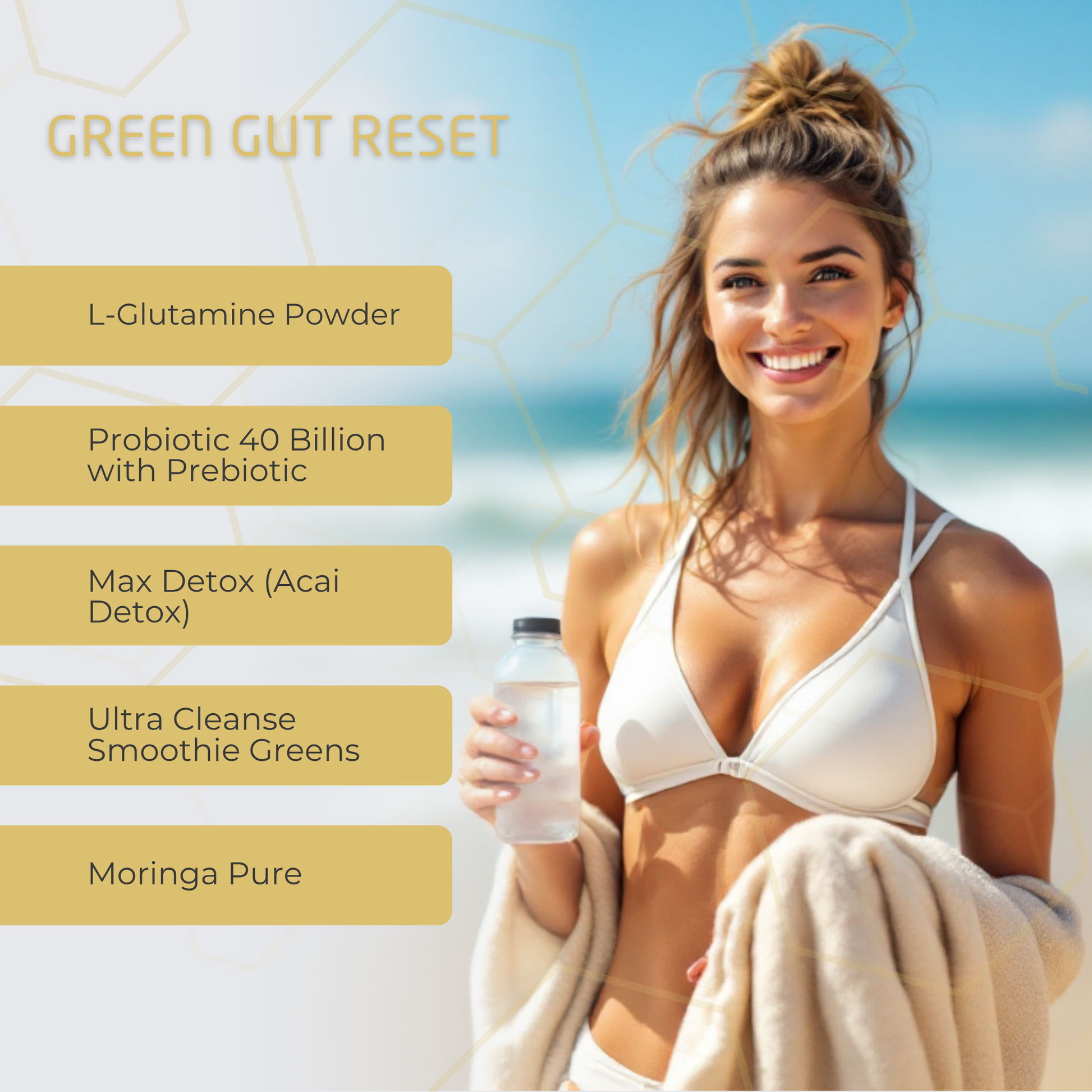 Green Gut Reset – 5-in-1 Gut Health Bundle for Bloating, Detox & Energy Support