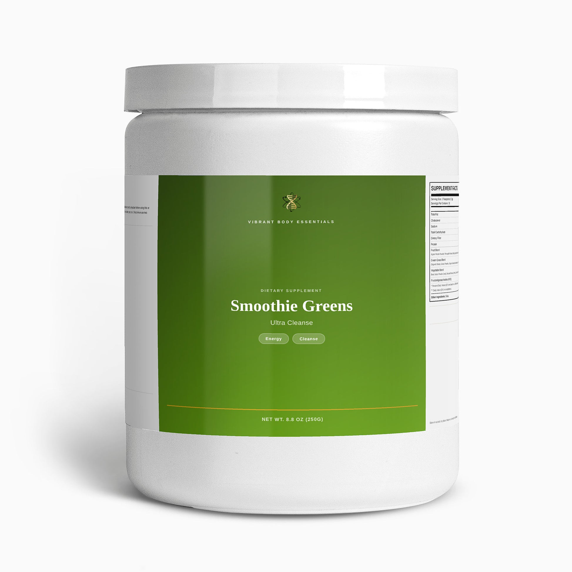 Smoothie Greens Ultra Cleanse – Superfood Powder for Detox, Energy & Immunity | 250g