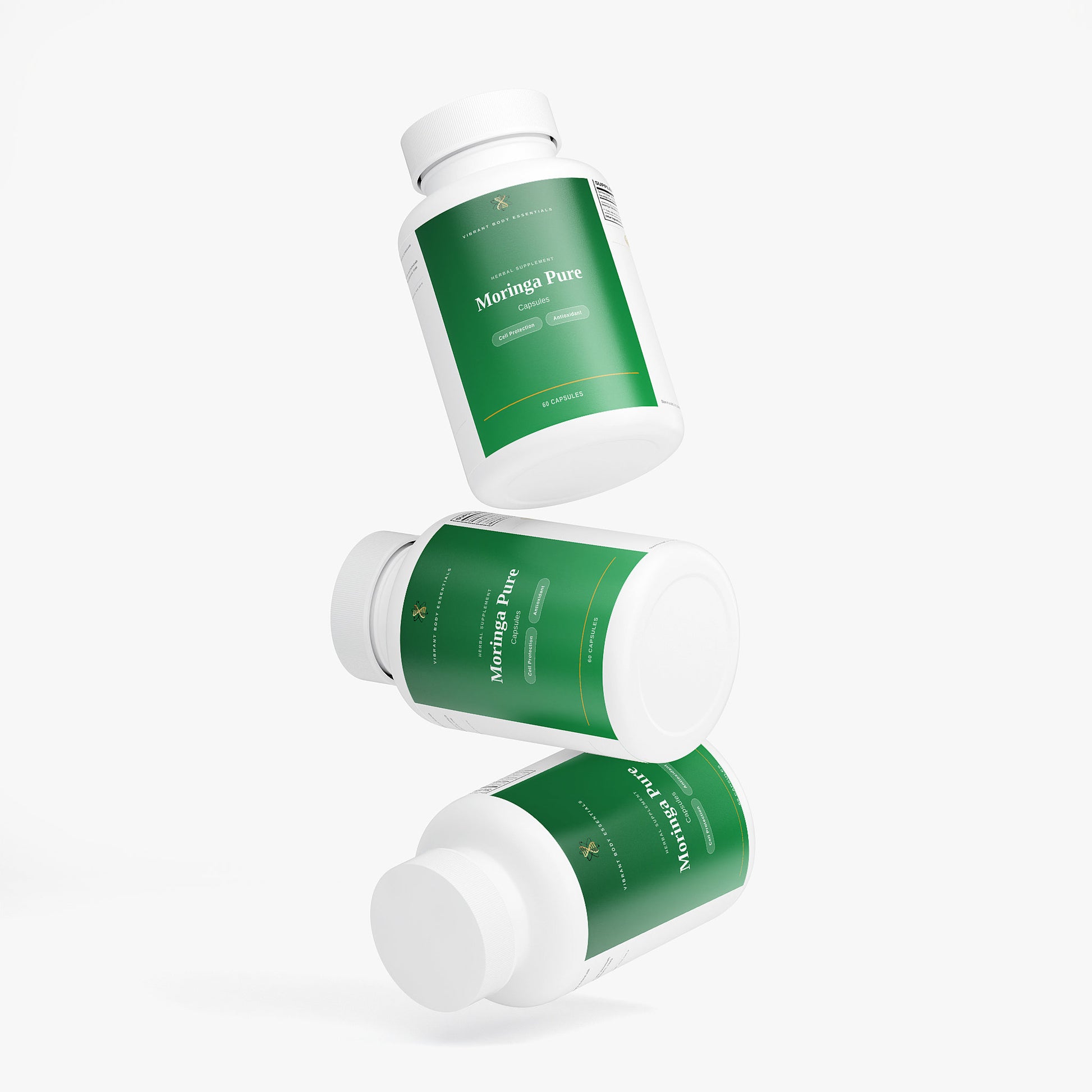 Moringa Pure – Moringa Oleifera Leaf Capsules for Daily Nutritional Support | 60 Vegan Capsules