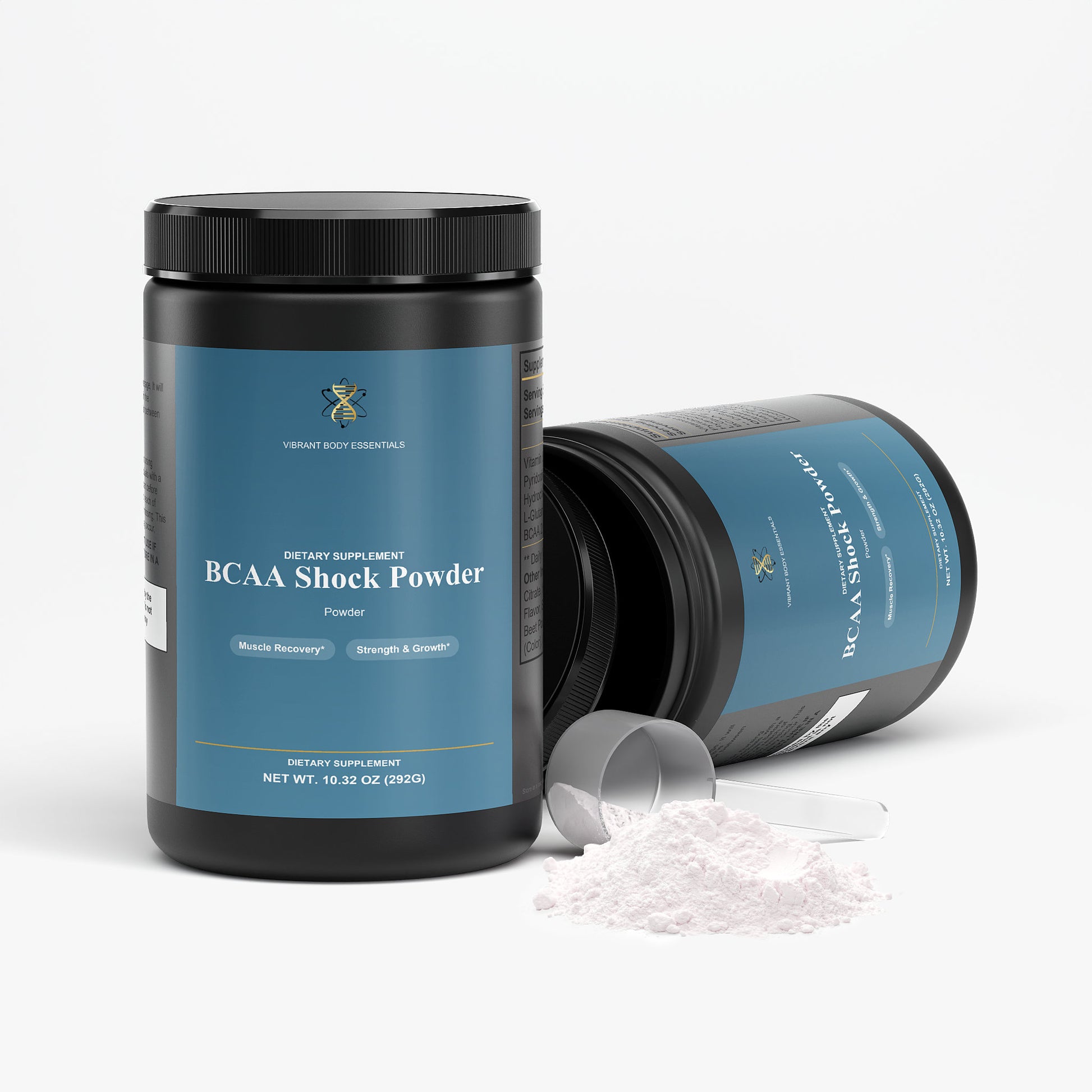 BCAA Post Workout Powder – 2:1:1 BCAA + Glutamine for Muscle Recovery | Honeydew Watermelon | 292g