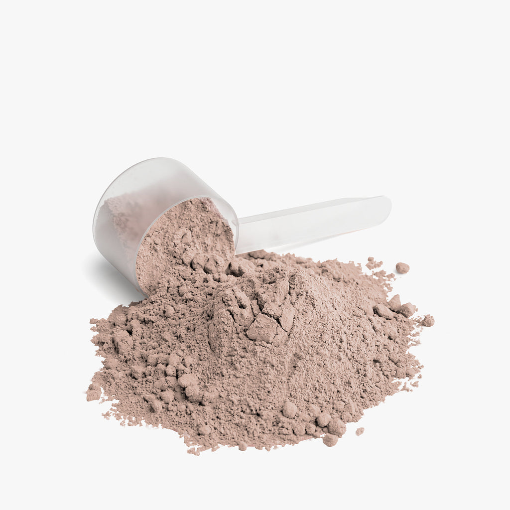 Plant Protein Chocolate features — Fava Bean Protein Isolate and YESTEIN fermented yeast protein, vegan, MCT oil powder