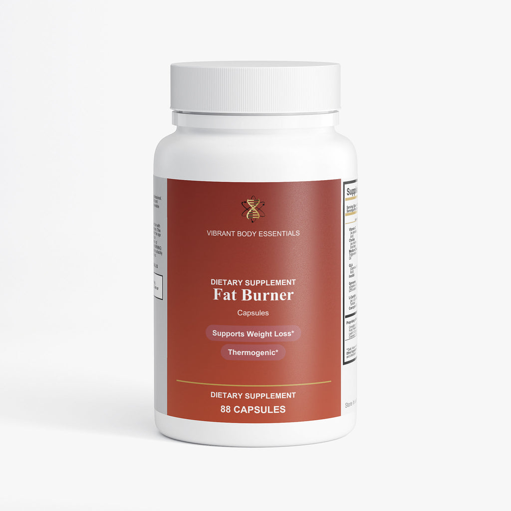 Fat Burner with MCT metabolism and energy support supplement bottle, 90 capsules