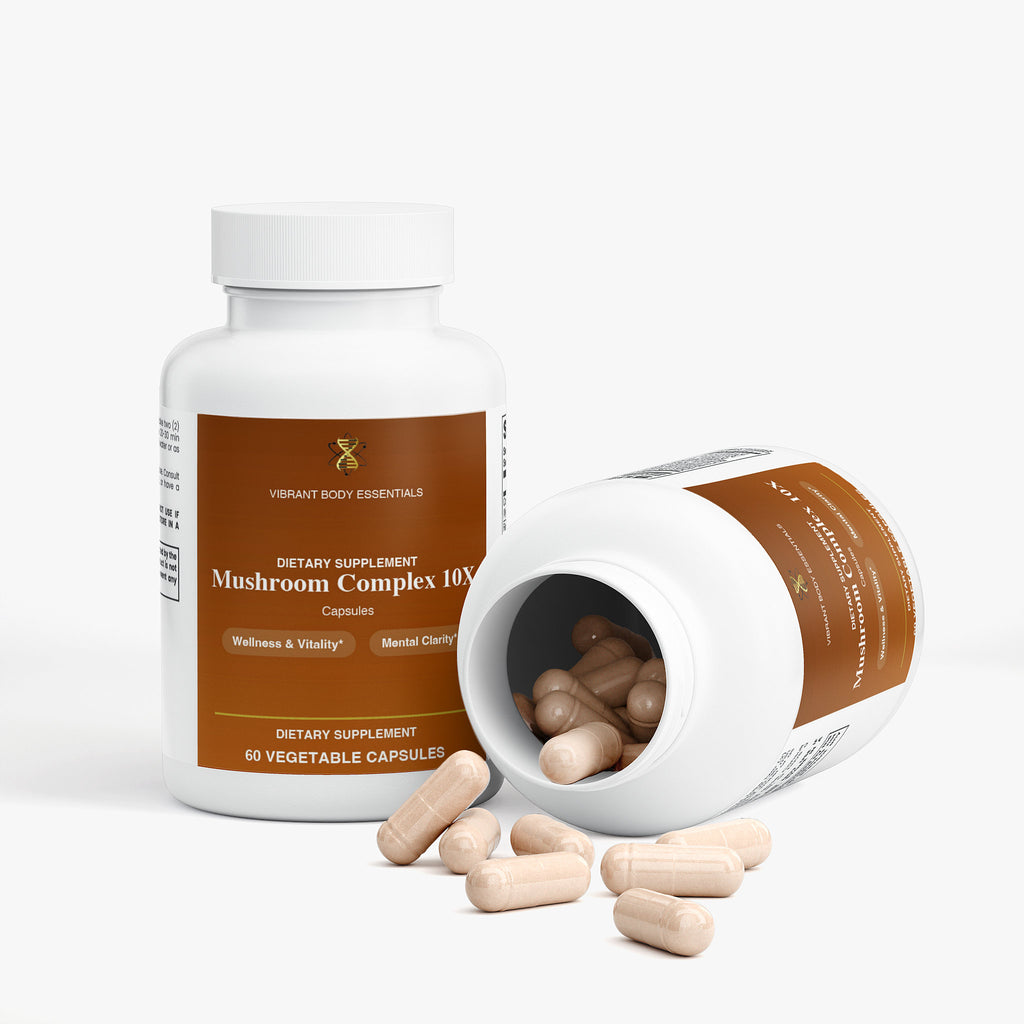 Mushroom Complex 10X — 10 Functional Mushrooms Daily | 60 Capsules