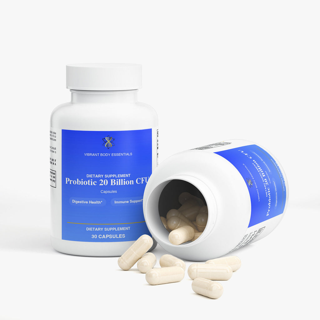 Probiotic 20 Billion — Daily Digestive & Immune | 30 Capsules