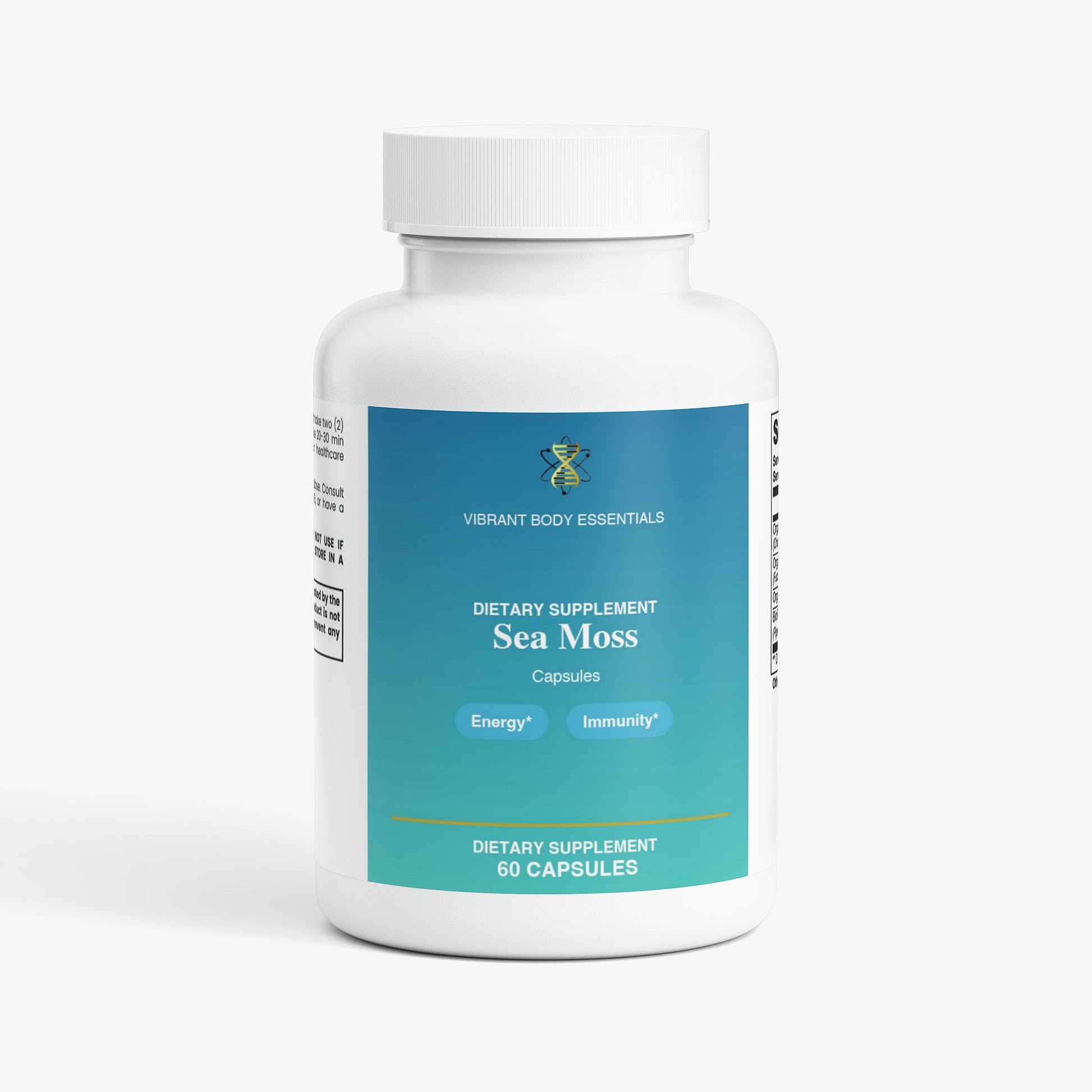 Sea Moss Complex — Irish Moss, Bladderwrack & Burdock | 60 Capsules