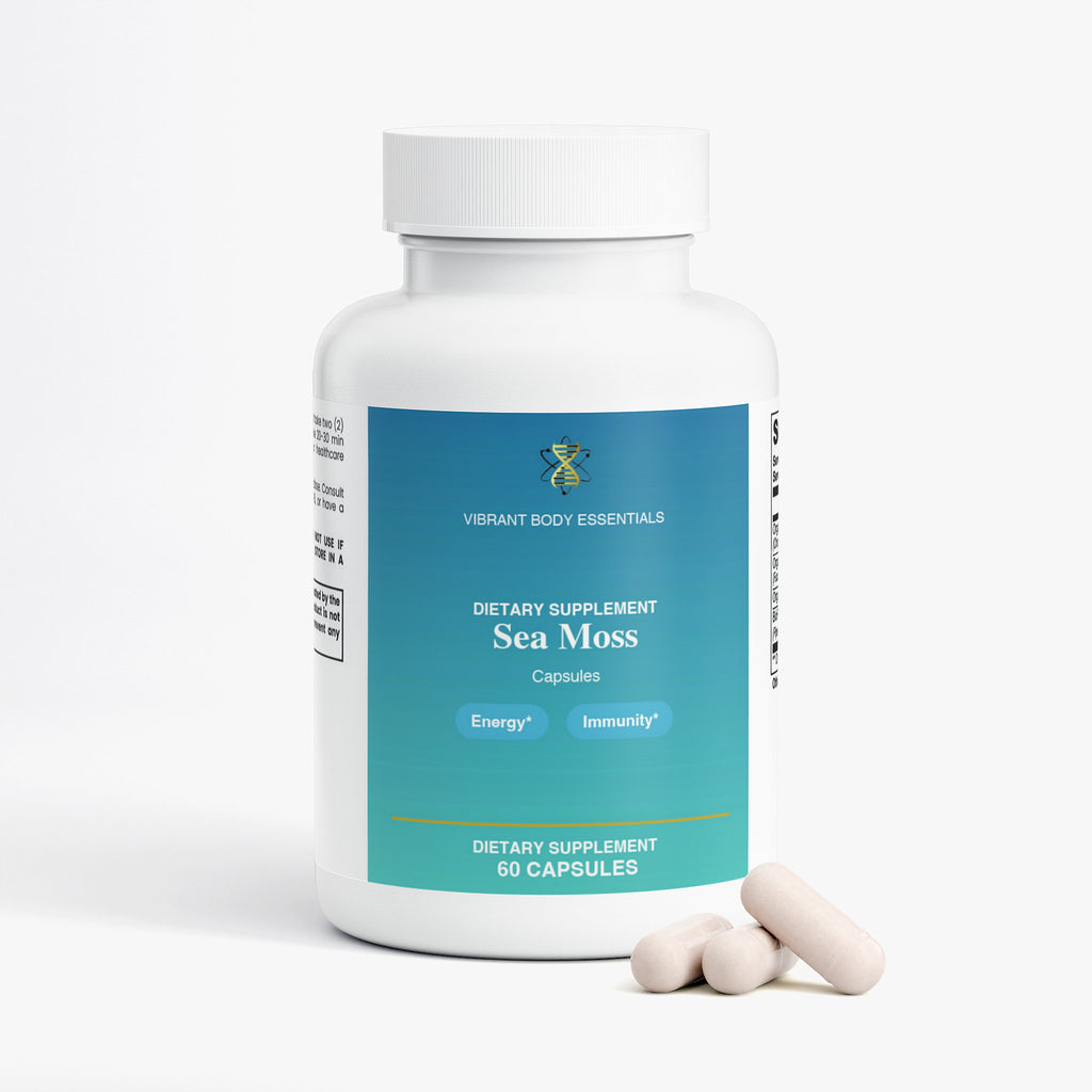 Sea Moss Complex — Irish Moss, Bladderwrack & Burdock | 60 Capsules