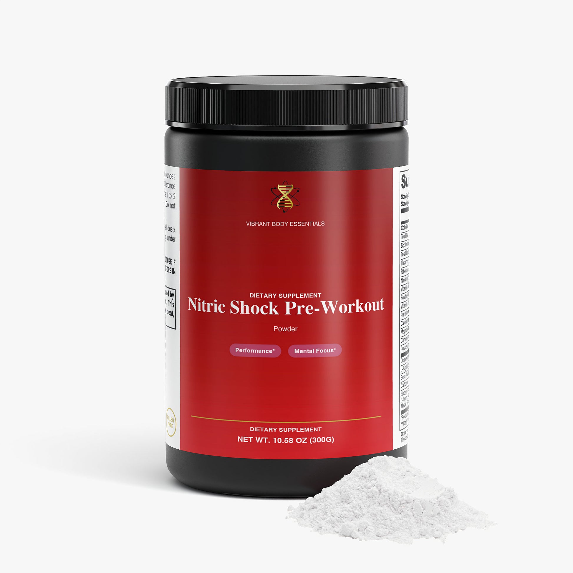 Nitric Shock Pre-Workout — Energy, Focus & Pump | Fruit Punch 300g