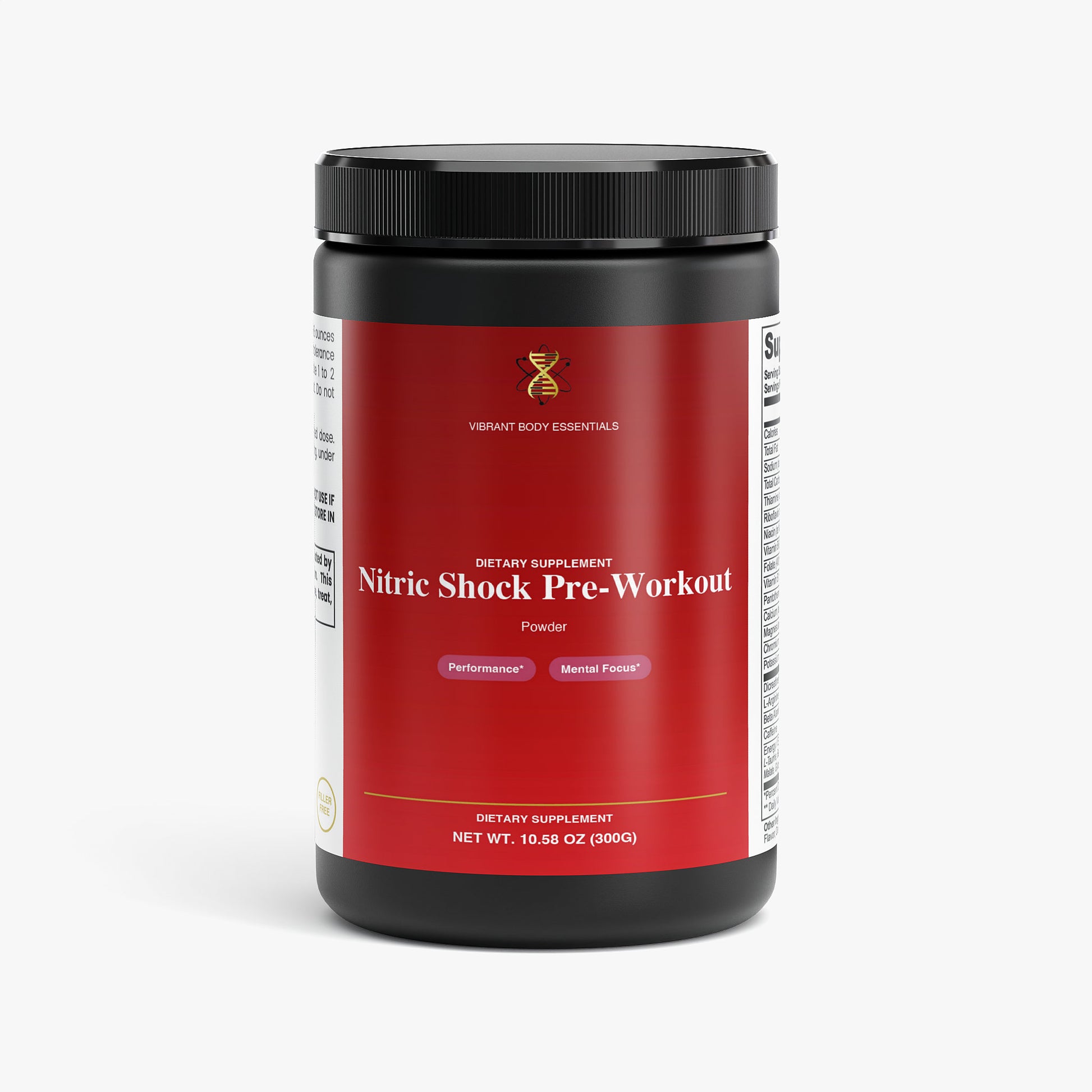 Nitric Shock Pre-Workout — Energy, Focus & Pump | Fruit Punch 300g