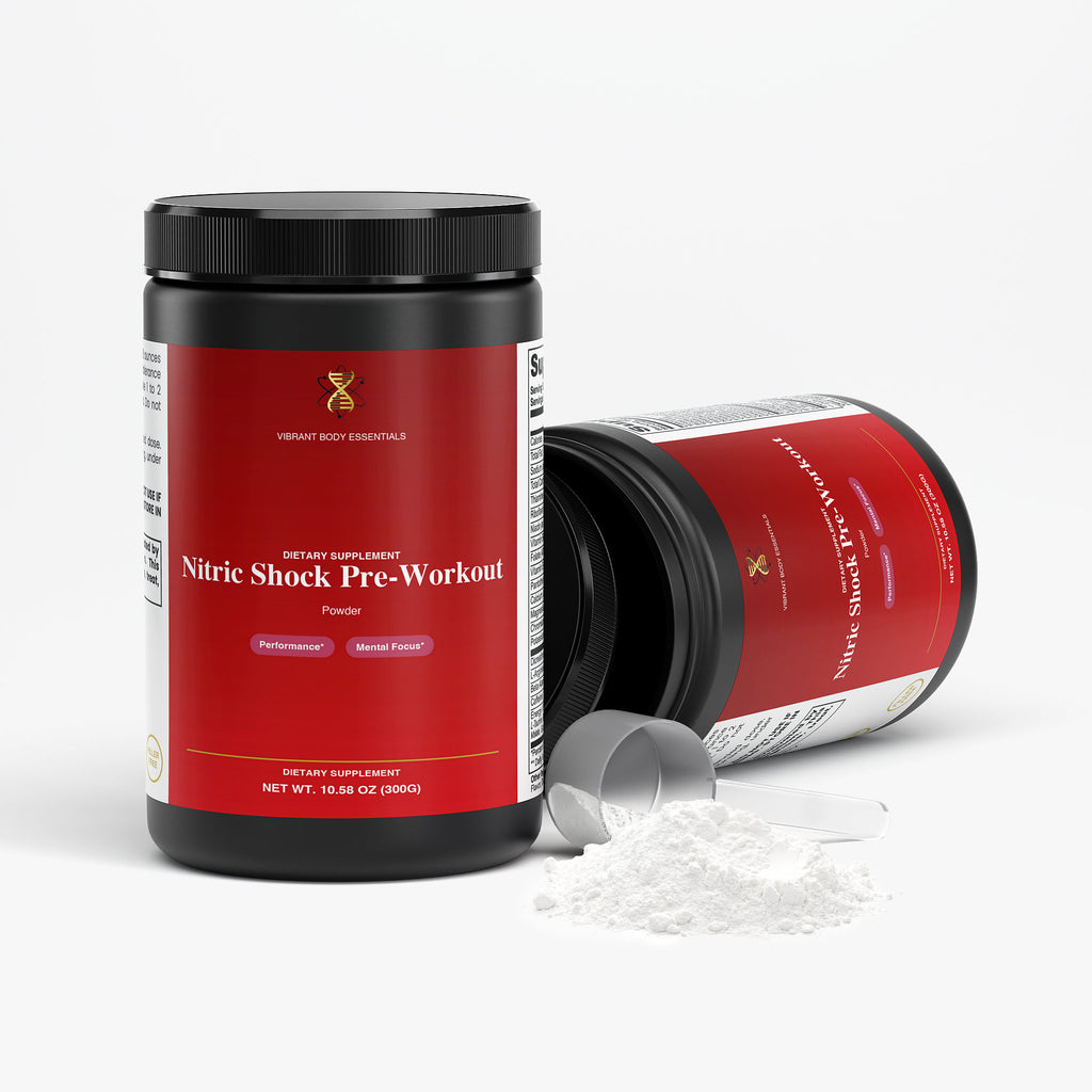 Nitric Shock Pre-Workout — Energy, Focus & Pump | Fruit Punch 300g