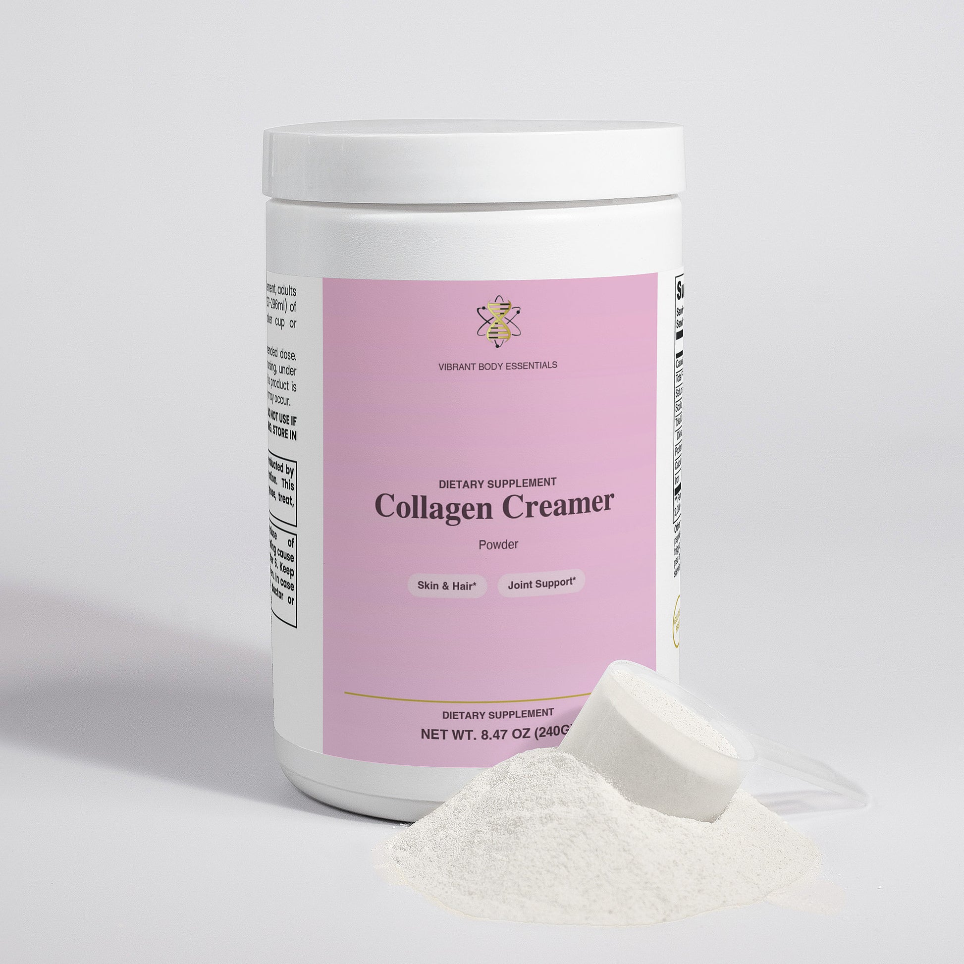 Collagen Creamer Vanilla — Type 1 & 3 with MCT | 240g
