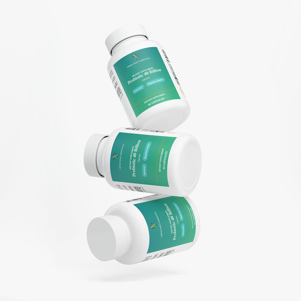 Probiotic 40 Billion + Prebiotics — Gut & Immune Support | 60 Capsules