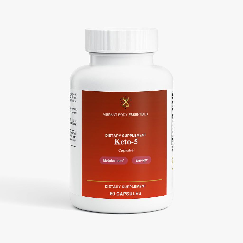 Keto-5 — Exogenous BHB Ketones | 60 Capsules