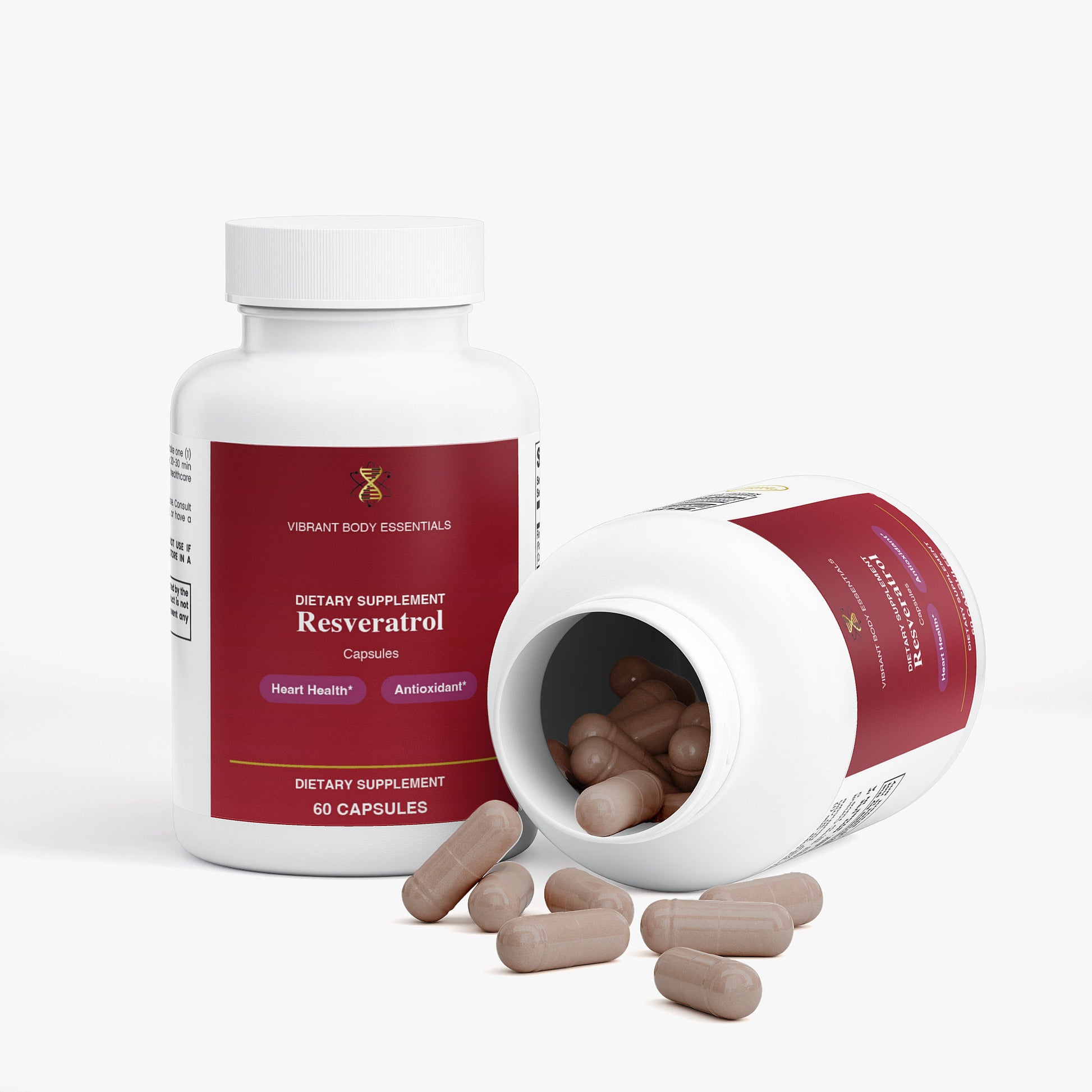 Resveratrol 600mg — Antioxidant & Healthy Aging | 60 Capsules