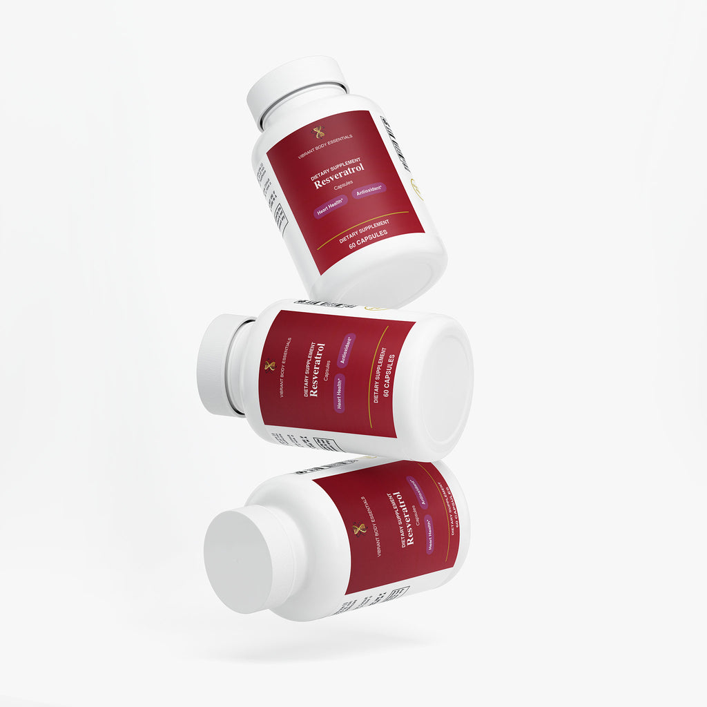 Resveratrol 600mg — Antioxidant & Healthy Aging | 60 Capsules