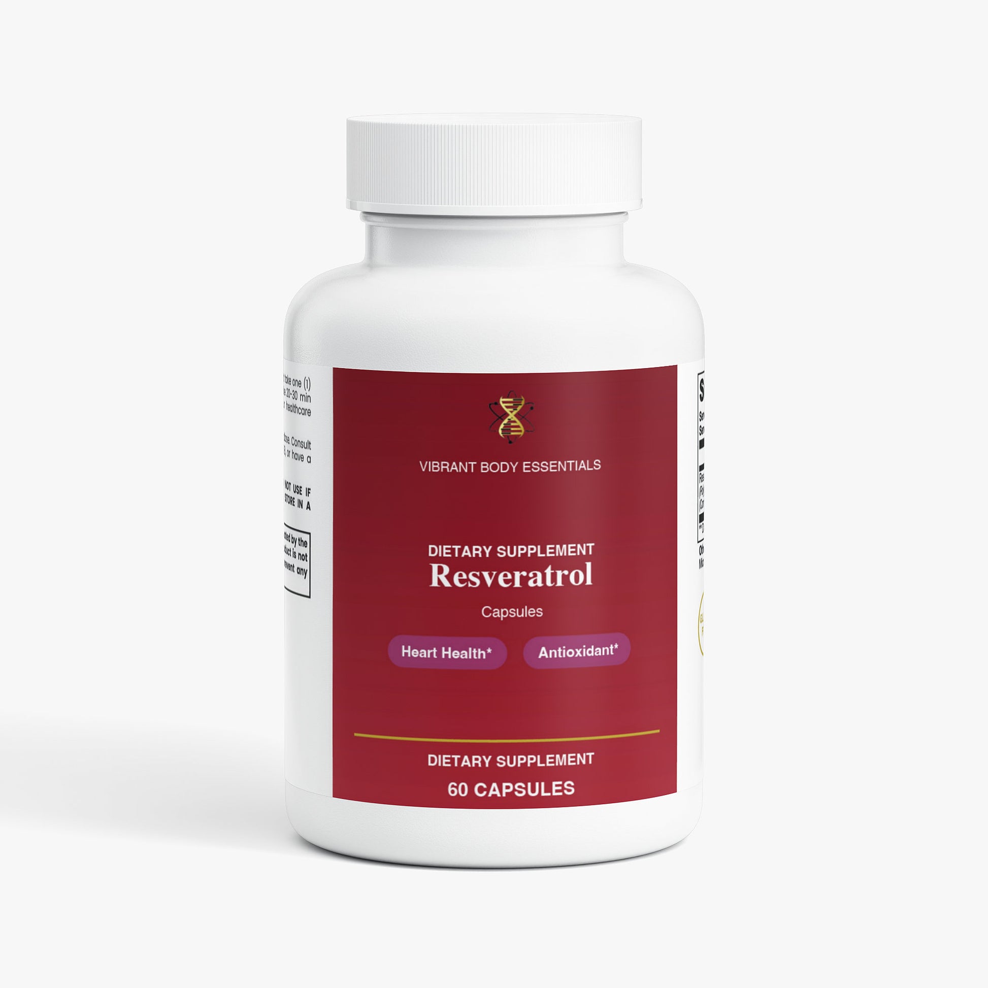 Resveratrol 600mg — Antioxidant & Healthy Aging | 60 Capsules