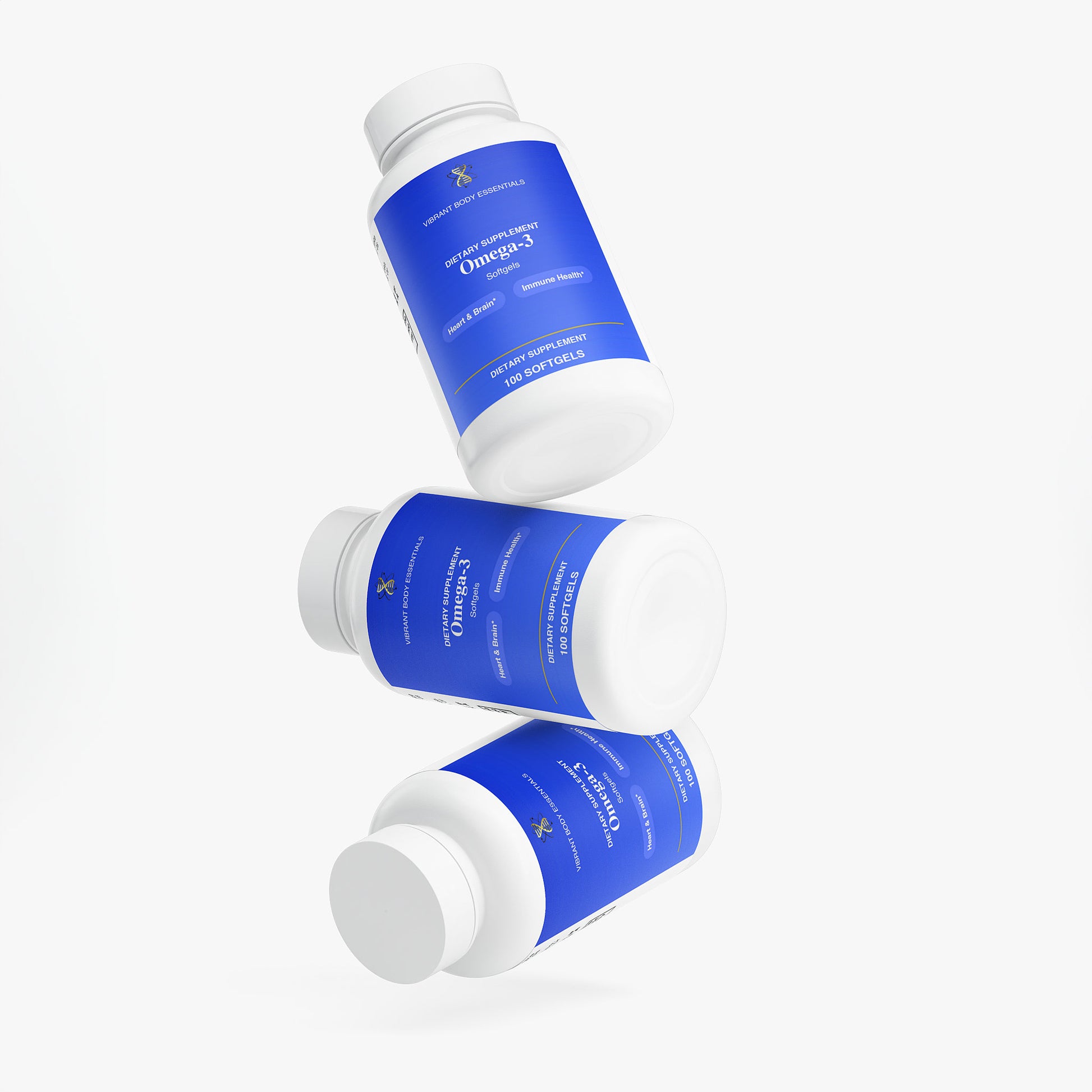 Omega-3 Softgels — Daily EPA & DHA Essentials | 100 Softgels
