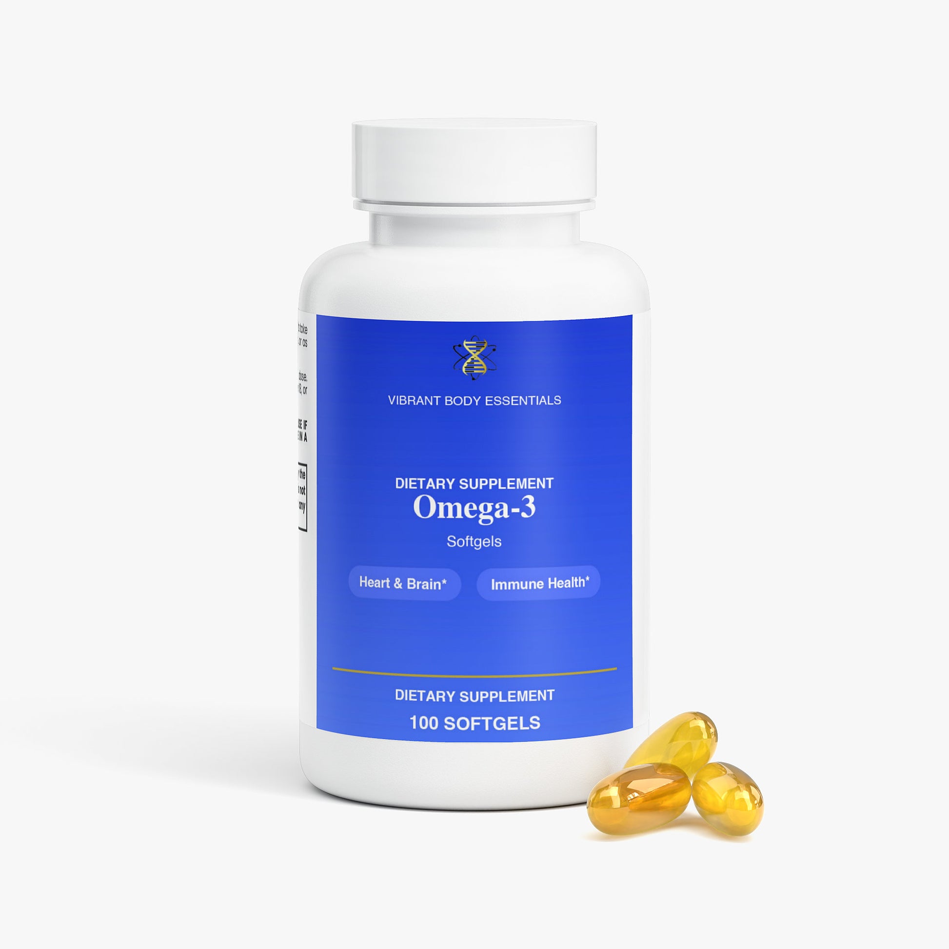 Omega-3 Softgels — Daily EPA & DHA Essentials | 100 Softgels