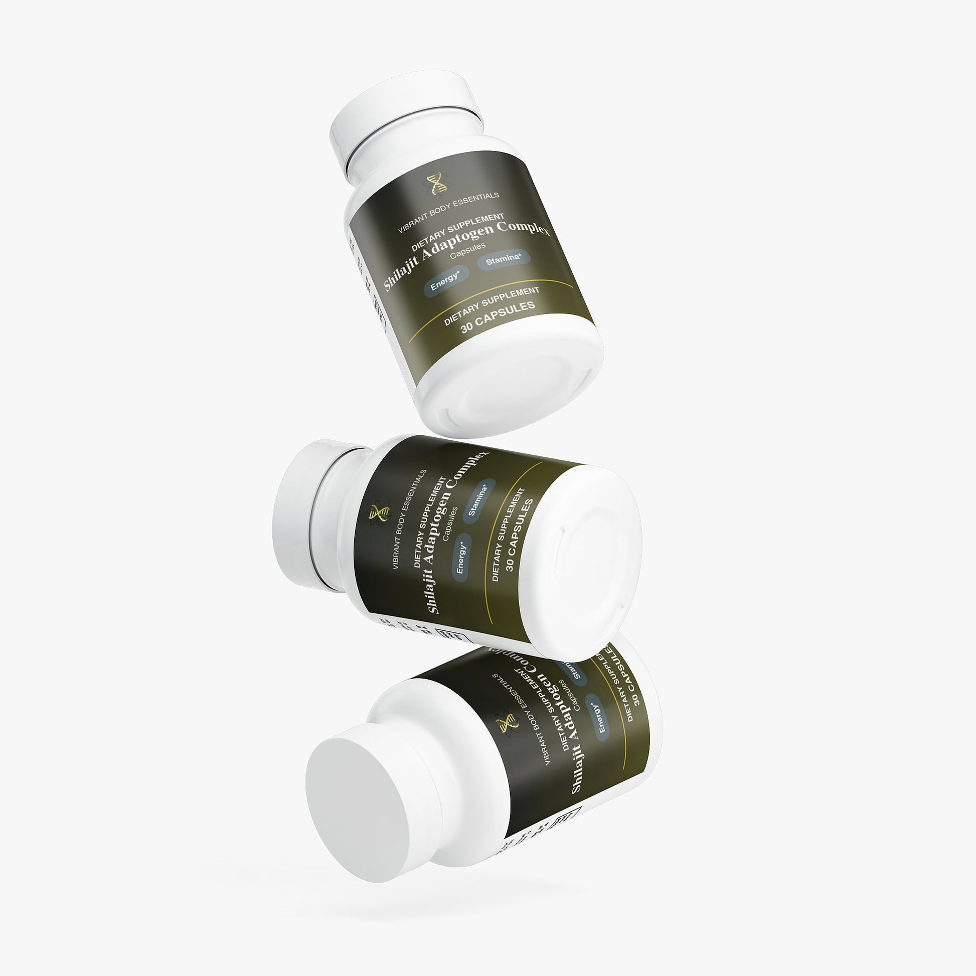 Shilajit Adaptogen Complex — Trace Minerals & Energy | 30 Caps