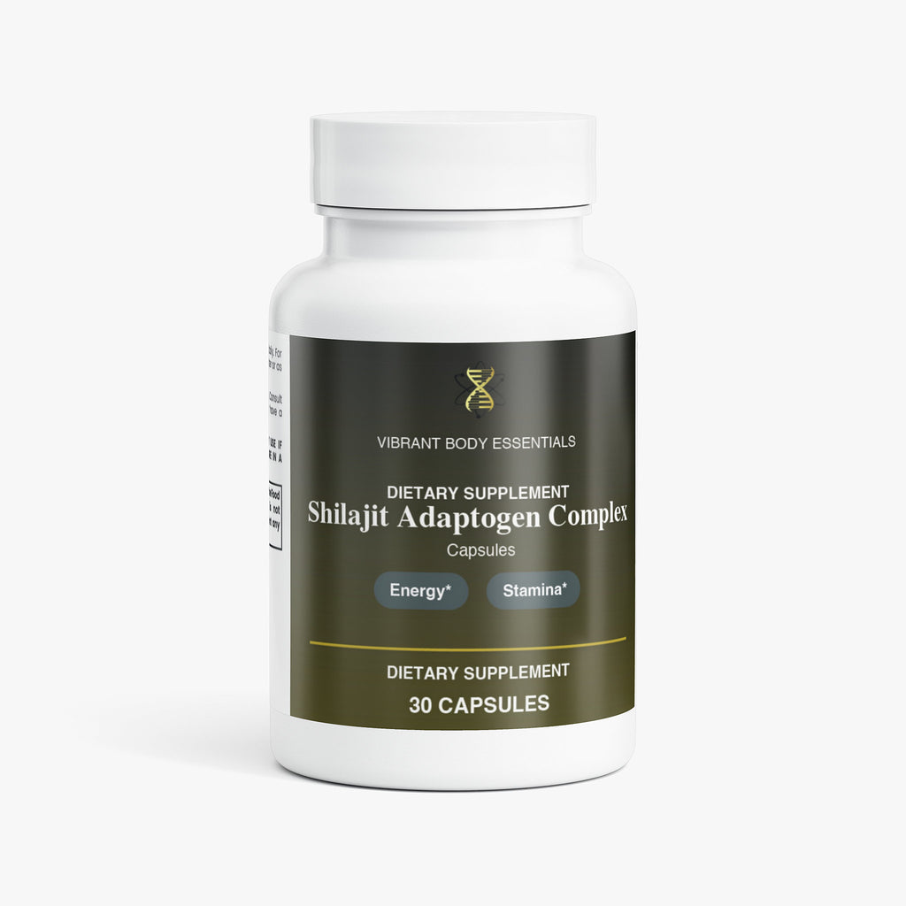 Shilajit Adaptogen Complex — Trace Minerals & Energy | 30 Caps