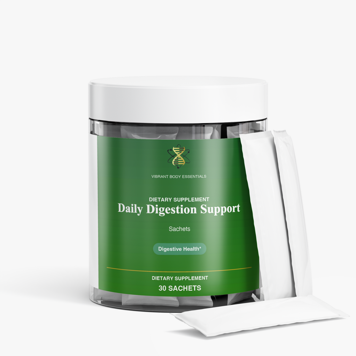 Daily Digestion Support — Fiber & Botanical Sachets | 30 Sachets