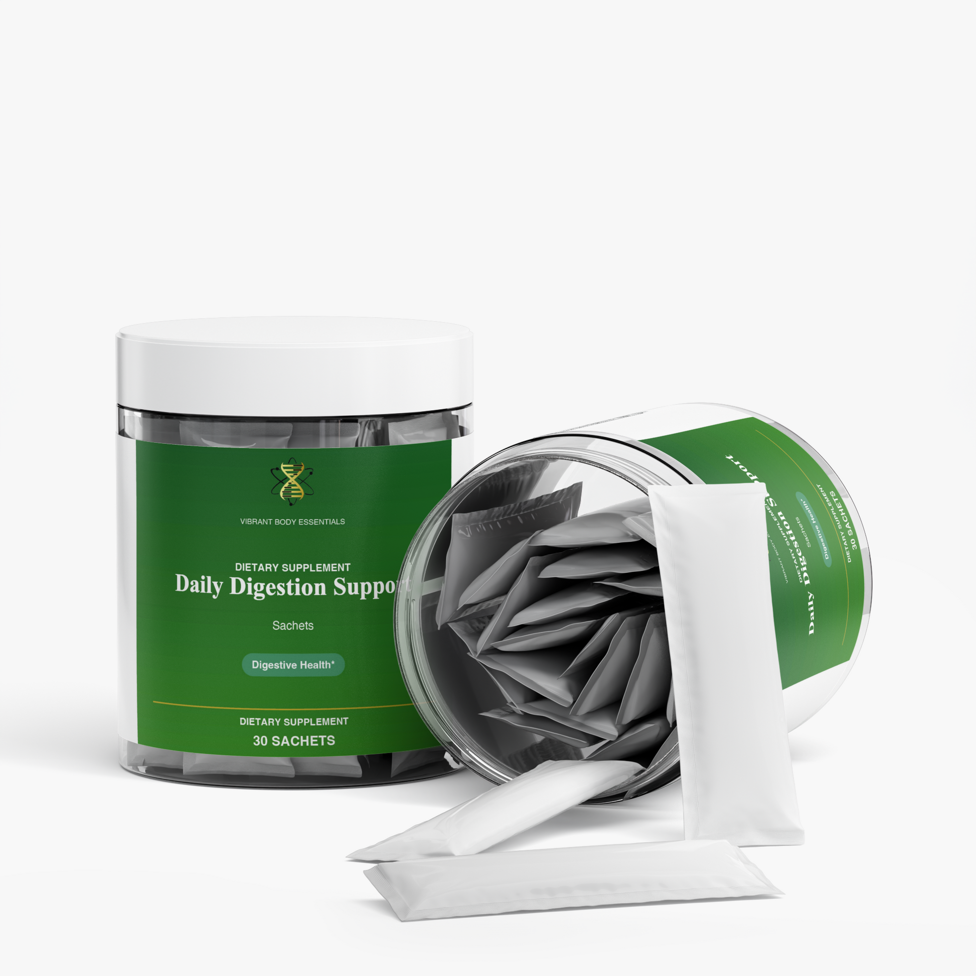 Daily Digestion Support — Fiber & Botanical Sachets | 30 Sachets