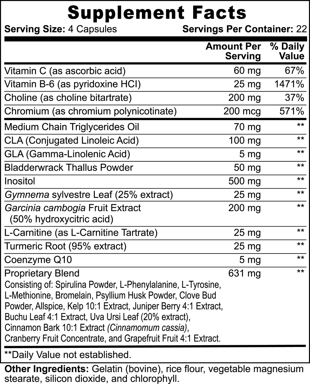 Fat Burner with MCT – Thermogenic Weight Support with L-Carnitine, MCT Oil & Garcinia | 90 Capsules