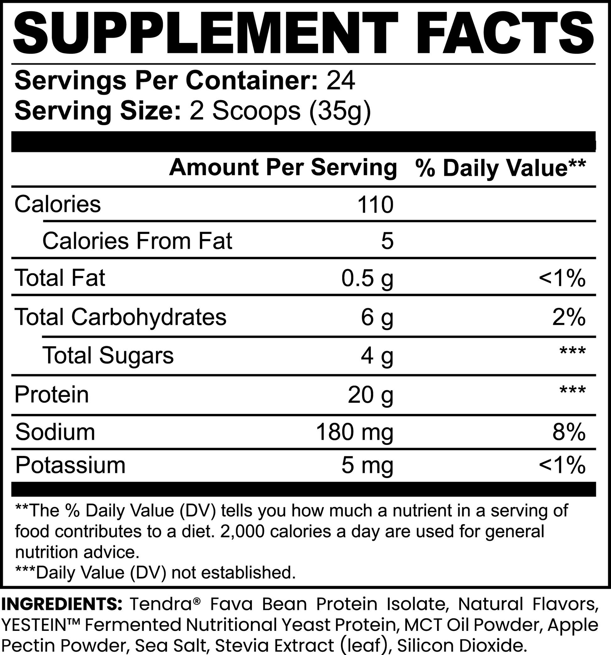 Plant Protein – Vanilla | 20g Vegan Protein with MCT Oil & Gut Support | Dairy-Free, Soy-Free | 844g