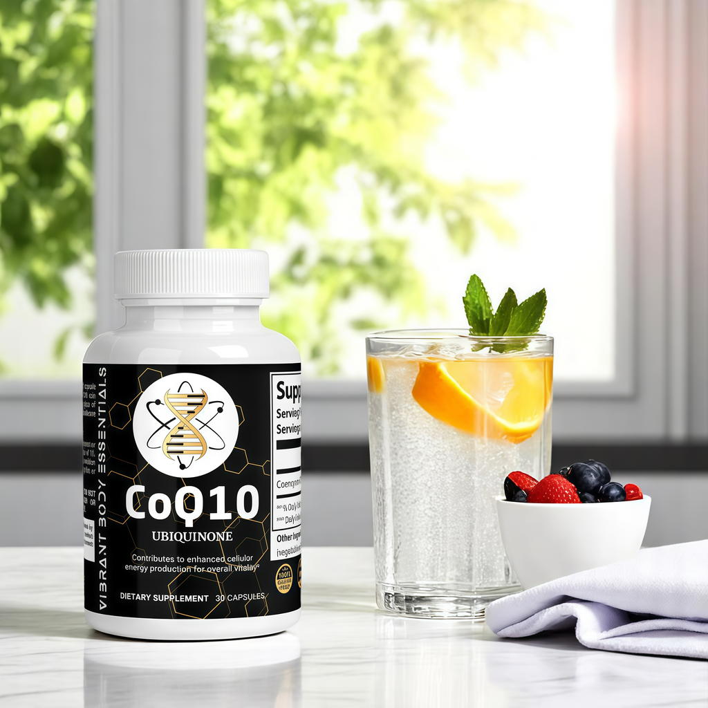 CoQ10 Ubiquinone – Heart & Cellular Energy Support | 30 Vegetarian Capsules