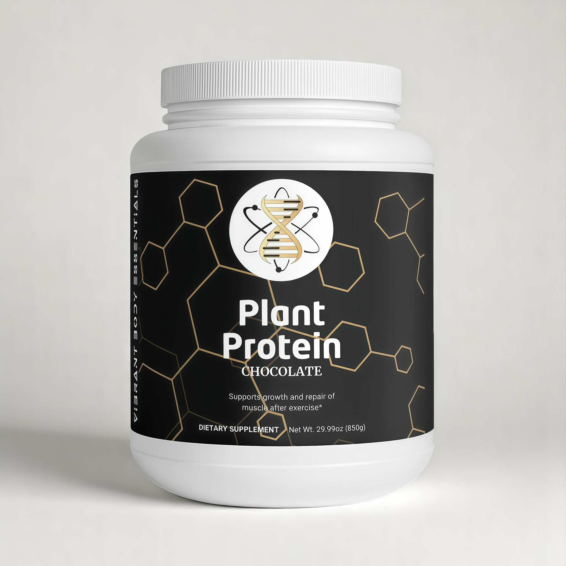 Plant Protein – Chocolate | 21g Vegan Protein with MCT Oil, Cocoa & Gut Support | Dairy-Free, Soy-Free | 850g