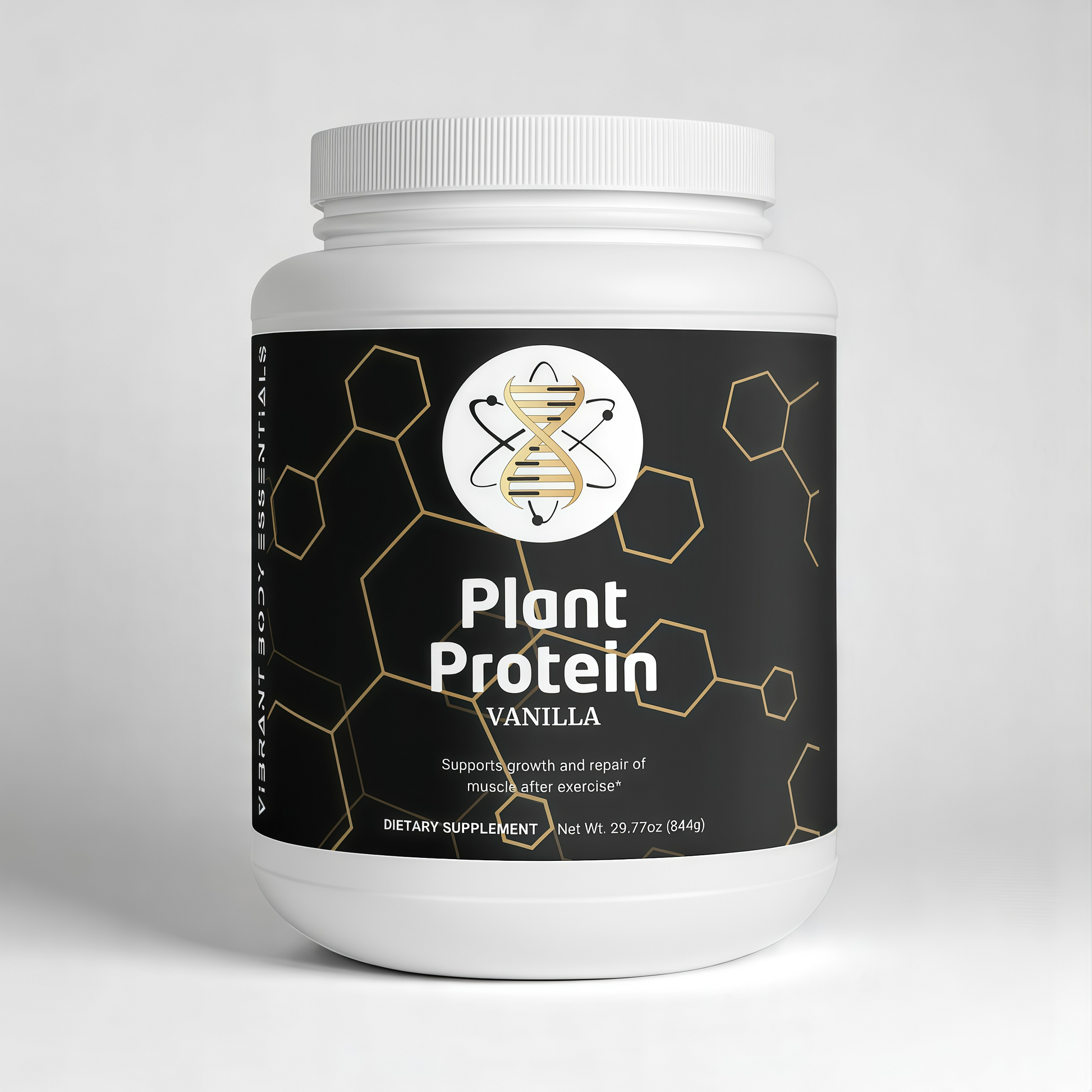 Plant Protein – Vanilla | 20g Vegan Protein with MCT Oil & Gut Support | Dairy-Free, Soy-Free | 844g