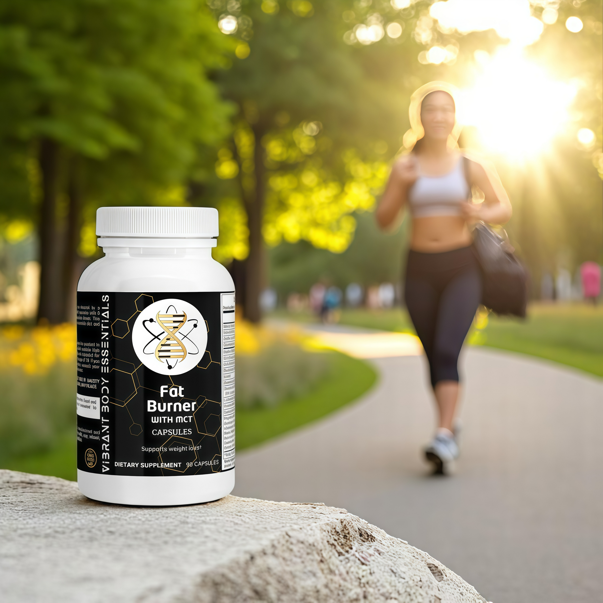 Fat Burner with MCT – Thermogenic Weight Support with L-Carnitine, MCT Oil & Garcinia | 90 Capsules