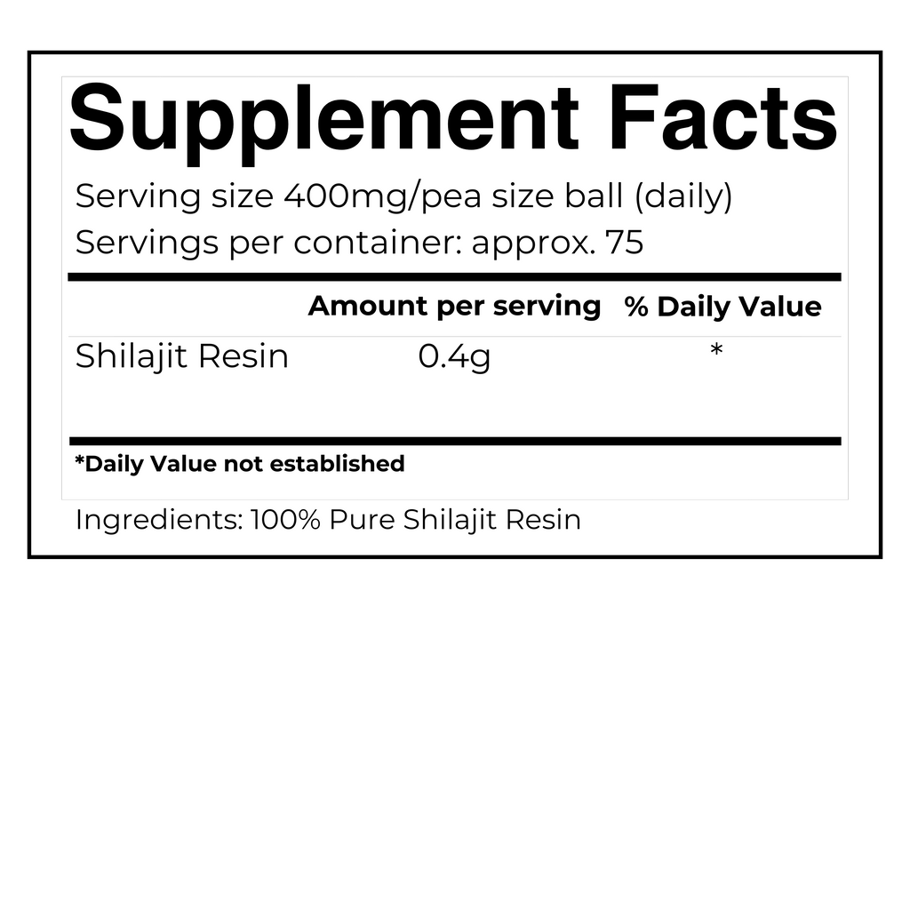 Himalayan Shilajit Resin – 62% Fulvic Acid for Energy, Focus & Hormonal Balance | Pure Extract