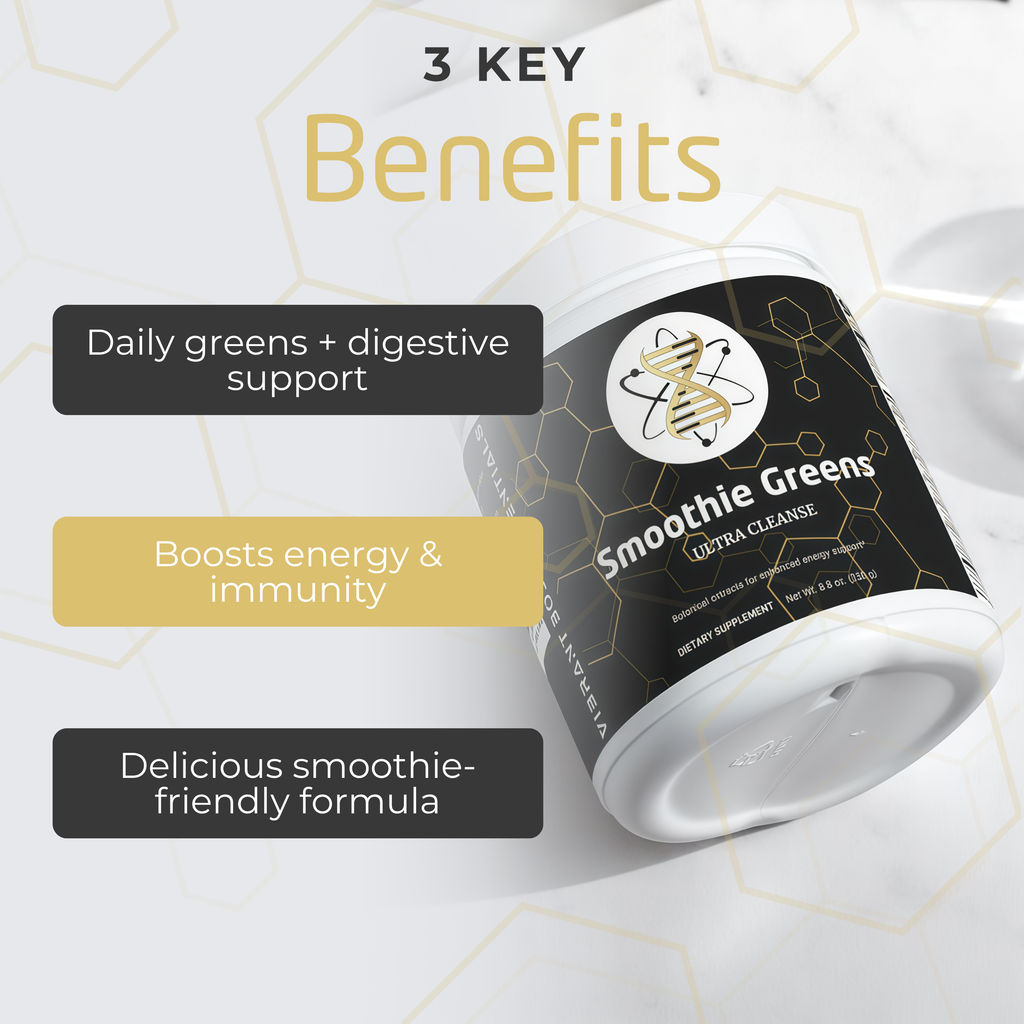 Smoothie Greens Ultra Cleanse – Superfood Powder for Detox, Energy & Immunity | 250g